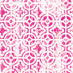 geometric  vector floral and damasks patterns seamless patchwork  of beautiful boho style on linen texture background . fashionable digital print pattern design 