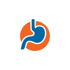 Obraz premium Stomach icon logo design template