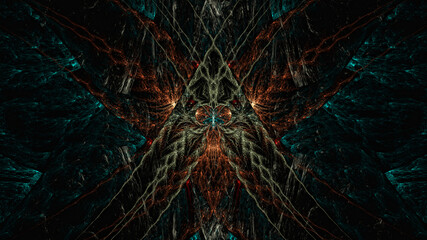 3d effect - abstract fractal graphic 