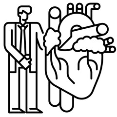 heart screening icon