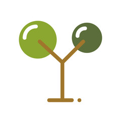 Tree flat icon
