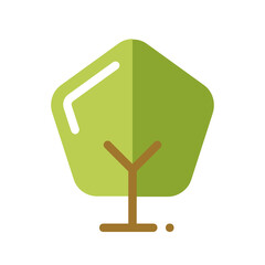 Tree flat icon