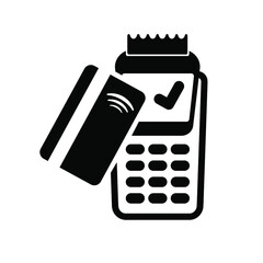 pos icon on white background	