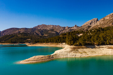 Obraz premium Guadalest Reservoir in Spain