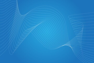 Abstract background with curved wavy lines. Vector illustration for design