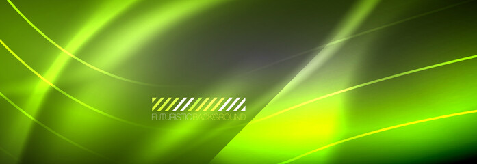 Neon dynamic beams vector abstract wallpaper background. Wallpaper background, design templates for business or technology presentations, internet posters or web brochure covers