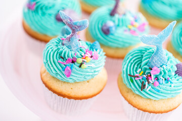 Mermaid cupcakes