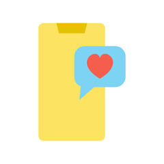 Love flat icon