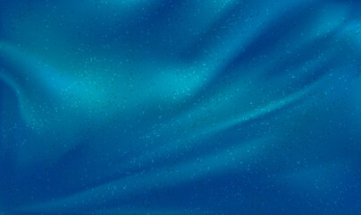 Fototapeta na wymiar Luxury blue satin background with glitter sparkle. Smooth fabric background for your design. Elegant background for presentation, brochure, booklet, poster. Vector illustration EPS10
