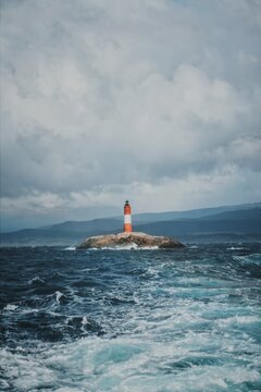 Lighthouse At The End Of The World In Ushuaia, Argentina