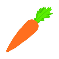 Carrot Fruit Emoji Vector Design. Art Illustration Agriculture Food Vegetable Farm Product.