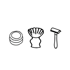 hairdressing tools for barbershop master