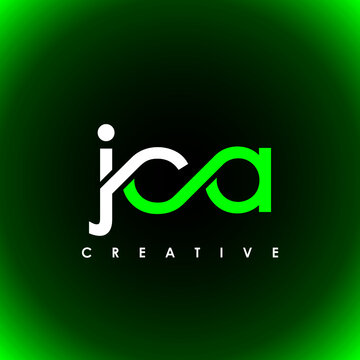 JCA Letter Initial Logo Design Template Vector Illustration