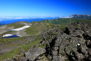 Mt.Tomuraushi 晴天下のトムラウシ山