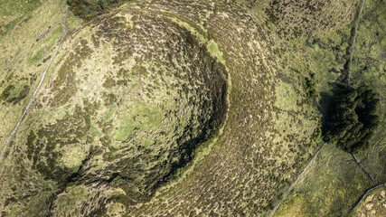 The landscape of Terceira Island in the Azores