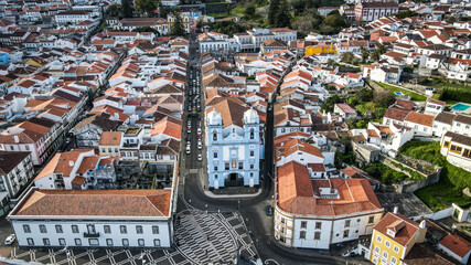 The landscape of Terceira Island in the Azores