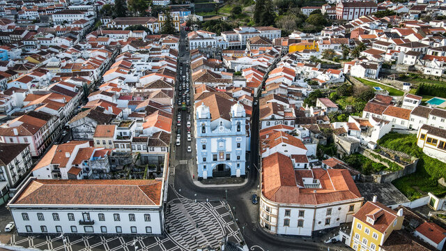 Fototapeta The landscape of Terceira Island in the Azores