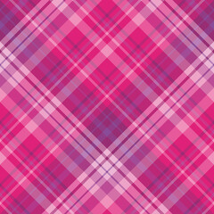 Seamless pattern in pink and violet colors for plaid, fabric, textile, clothes, tablecloth and other things. Vector image. 2