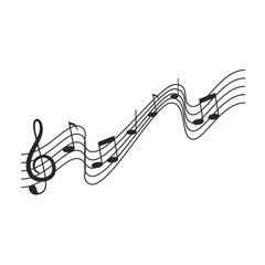 music note design