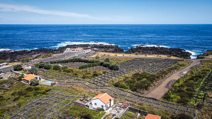 Obraz premium The landscape of Terceira Island in the Azores
