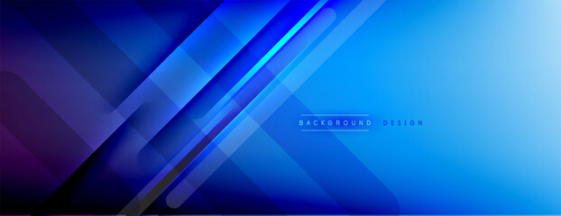 Abstract background. Shadow lines on bright shiny gradient background.