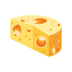 half piece of cheese