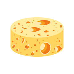 round cheese food