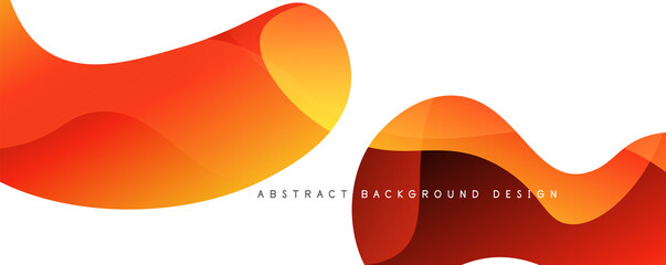 Trendy simple fluid color gradient abstract background with dynamic wave line effect. Vector Illustration For Wallpaper, Banner, Background, Card, Book Illustration, landing page