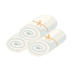 rolled towels icon