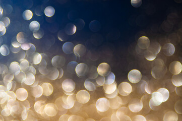 Abstract of christmas and bokeh light with glitter background