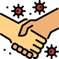 transmission color outline icon