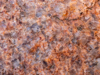 Close-up of natural patterned granite stone surface