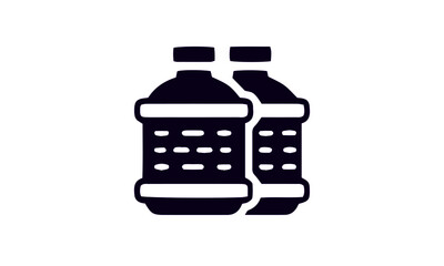  Water delivery icon set