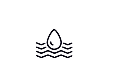 Water icon set vector design 