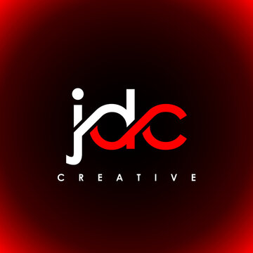 JDC Letter Initial Logo Design Template Vector Illustration