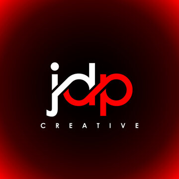 JDP Letter Initial Logo Design Template Vector Illustration