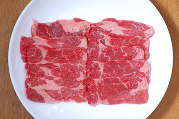 ブラックアンガス牛のカルビ肉