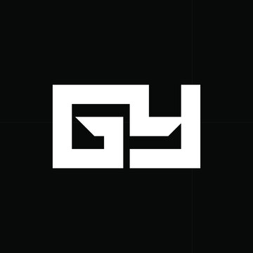abstract gy letter logo icon symbol design for the company,  business, real estate, etc.