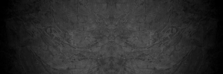 Old wall texture cement dark black gray  background abstract grey color design are light with white gradient background.
