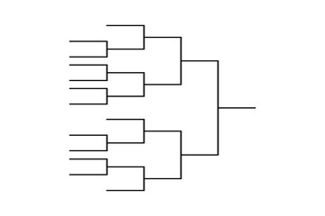 Sport tournament bracket championship template