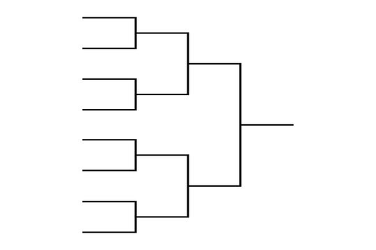 Sport tournament bracket championship template