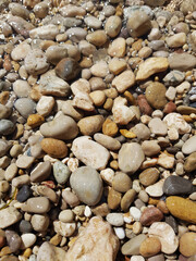 pebbles on the beach. Sea, travel 