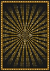 Casino abstract radial template