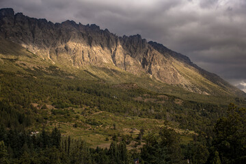 Landscape of the Cerro Piltriquitrón, Río Negro, Argentina. It is located near the little town of El Bolsón.