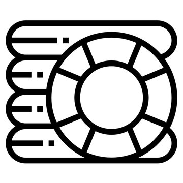recommend clip art: lifesaver line icon