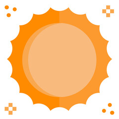 sun flat icon