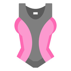 swimming suit flat icon