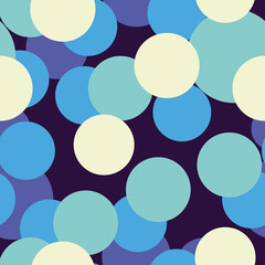 Violet beige modern polka dots vector pattern 