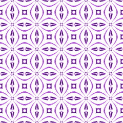 Mosaic seamless pattern. Purple alluring boho