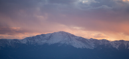 Sunset Pikes Peak